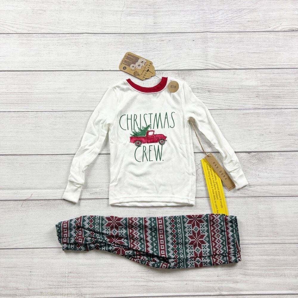 NWT Rae Dunn Christmas Crew Holiday Pajamas